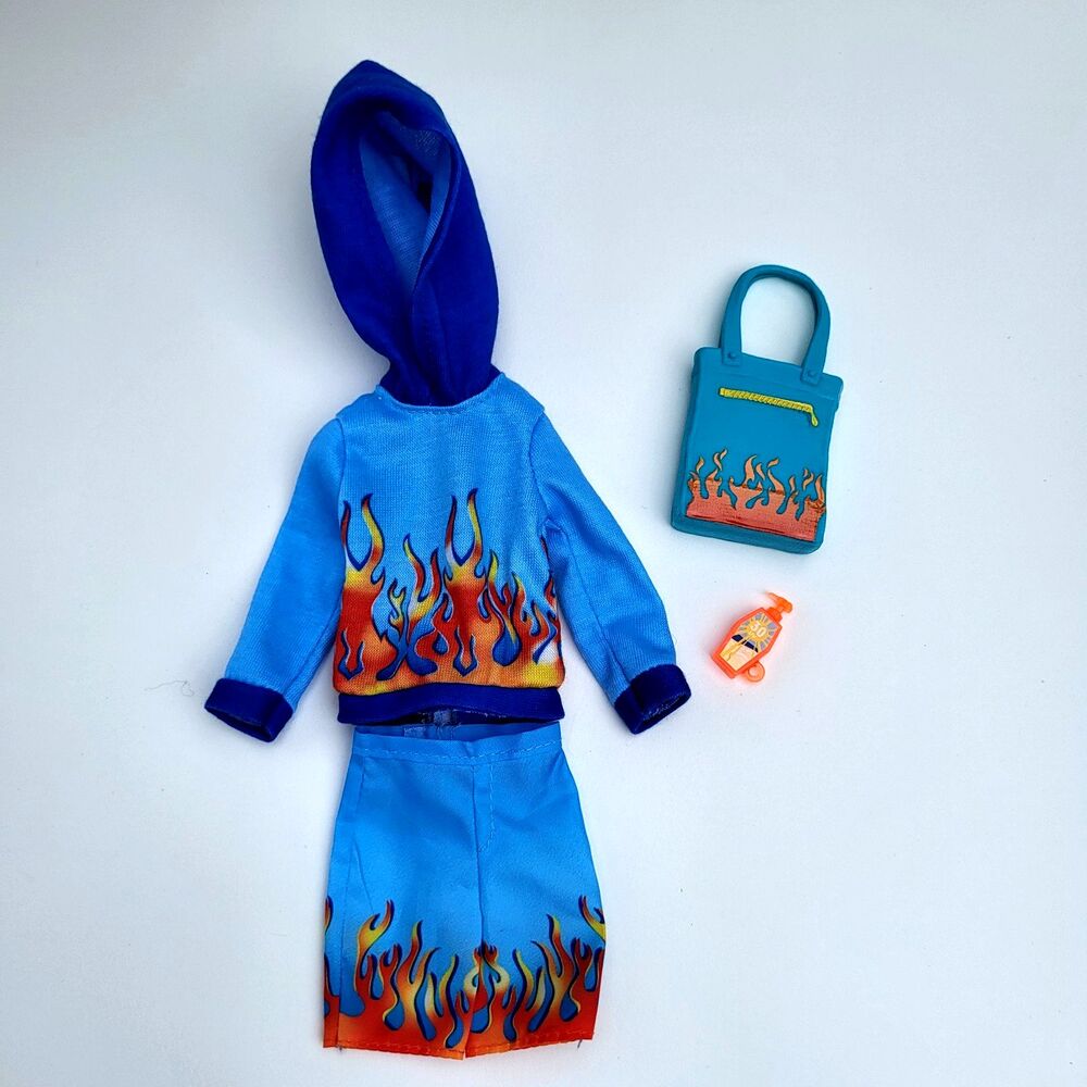 Monster High G3 Scare-Adise Island Heath Flame Hoodie Shorts Bag Sunscreen